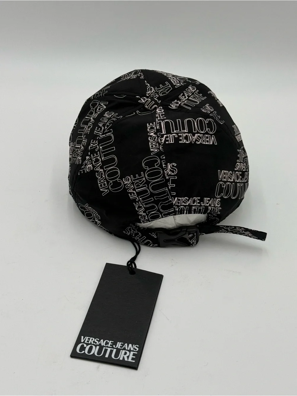 Versace Jeans Couture Black Logo Baseball Cap